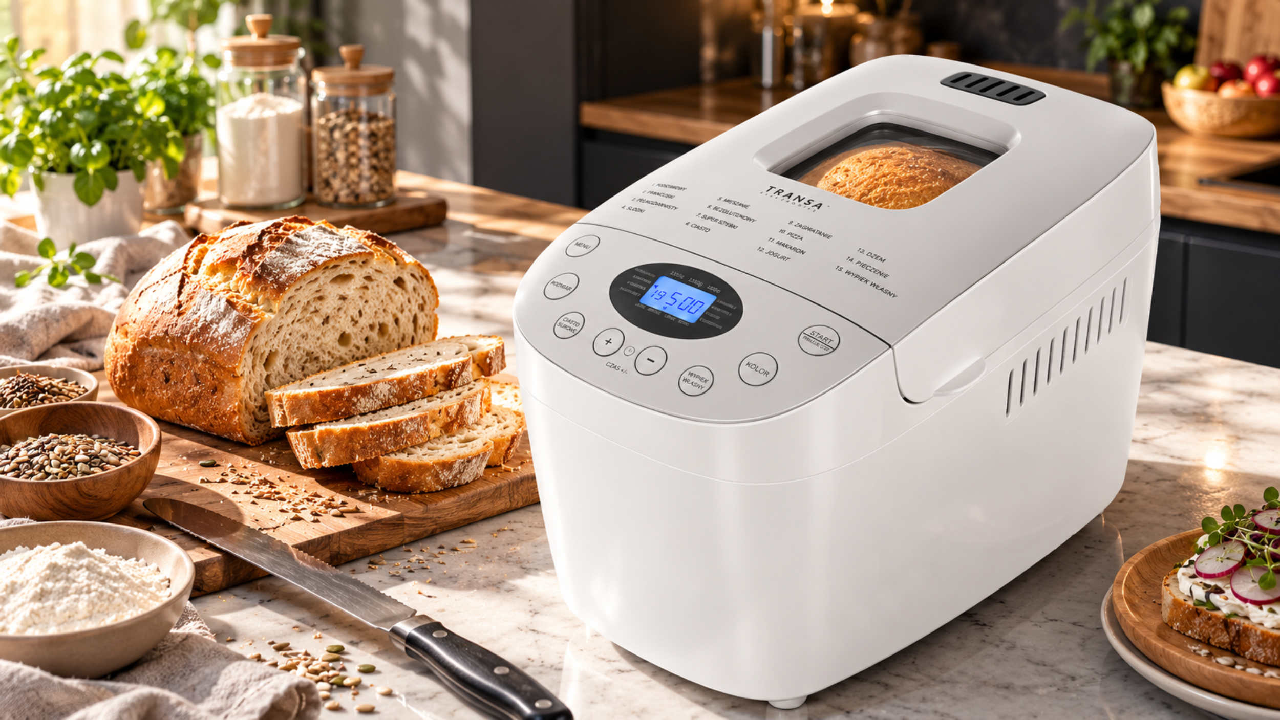 Automat do pieczenia chleba SmartBake 850W Transa Electronics